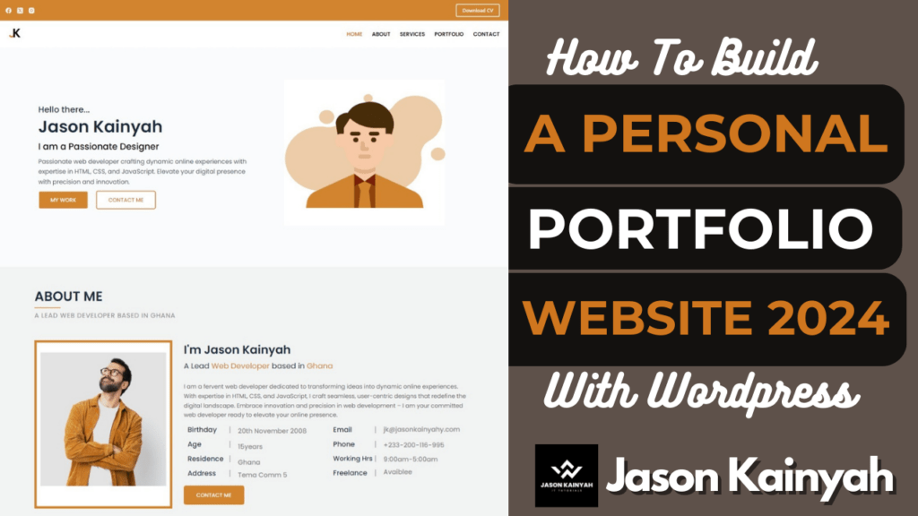 Step-by-Step Guide: How to Create Your Own Personal Portfolio Website in 2024 How To Make A Personal PortFolio Website In 2024
