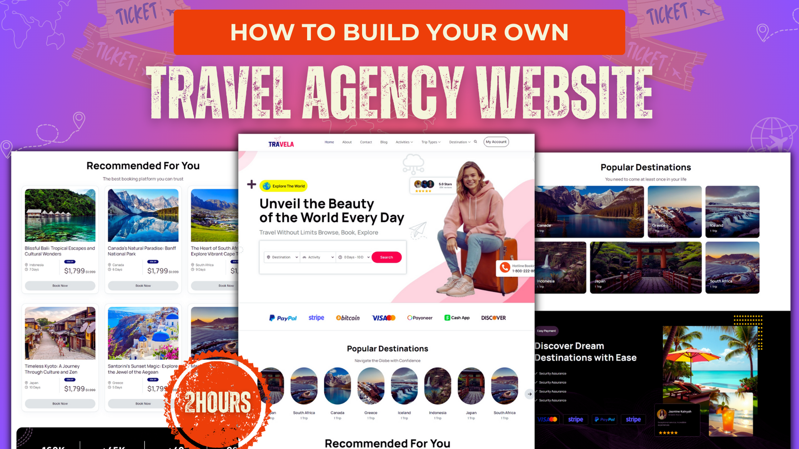 How to Build a Stunning Travel & Tours Website with WordPress – Step-by-Step Tutorial!