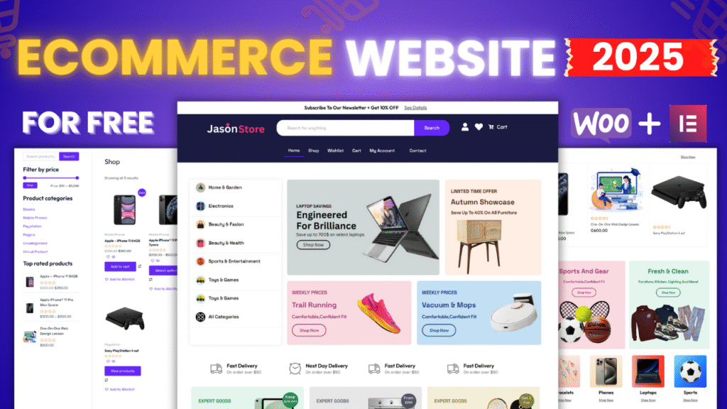 How To Build An Online Store For Free With WooCommerce In 2025